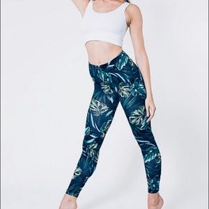 AMERICAN APPAREL {tropical leggings}